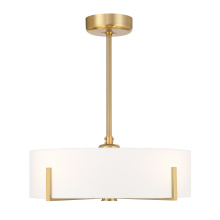 Savoy House 26-FD-775-322 - Mansell 4-Light Fan D'Lier in Warm Brass