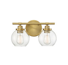 Savoy House 8-4050-2-322 - Carson 2-Light Bathroom Vanity Light in Warm Brass