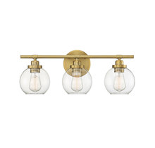 Savoy House 8-4050-3-322 - Carson 3-Light Bathroom Vanity Light in Warm Brass