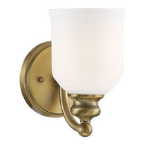 Savoy House 9-6836-1-322 - Melrose 1-Light Wall Sconce in Warm Brass