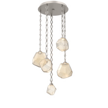 Hammerton CNB0039-05-BS-A-CH1-L1 - Gem Round 5pc Multi-Pendant with Chain