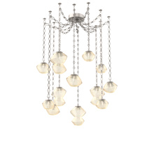 Hammerton SNB0089-12-BS-A-CH1-L1 - Mesa Multi Light Pendant Beige Silver