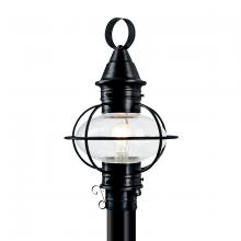  1711-BL-CL - American Onion Outdoor Post Light - Black