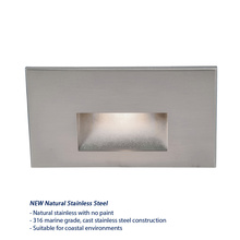  WL-LED100-C-SS - LEDme® Horizontal Step and Wall Light