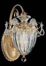  1240-40 - Bagatelle 1 Light 120V Wall Sconce in Polished Silver with Clear Heritage Handcut Crystal
