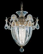  1241-23 - Bagatelle 1 Light 120V Mini Pendant in Etruscan Gold with Clear Heritage Handcut Crystal