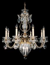  1248-48 - Bagatelle 11 Light 120V Chandelier in Antique Silver with Clear Heritage Handcut Crystal