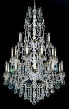  5782-23H - Bordeaux 25 Light 120V Chandelier in Etruscan Gold with Clear Heritage Handcut Crystal