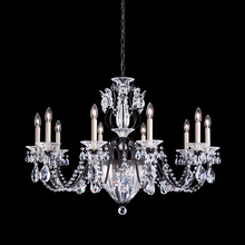  1260N-48H - Bagatelle 13 Light 120V Chandelier in Antique Silver with Clear Heritage Handcut Crystal