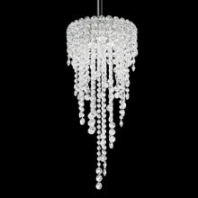 Schonbek 1870 CH0812N-401H - Chantant 3 Light 110V Pendant in Stainless Steel with Clear Heritage Crystal