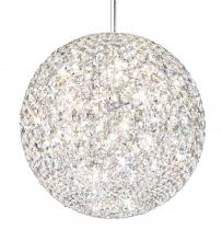  DV1818O - Da Vinci 18 Light 120V Pendant in Polished Stainless Steel with Clear Optic Crystal