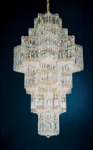  2725-40O - Equinoxe 35 Light 120V Chandelier in Polished Silver with Clear Optic Crystal