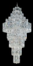  2727-40O - Equinoxe 63 Light 120V Chandelier in Polished Silver with Clear Optic Crystal