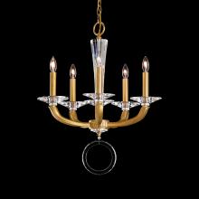  MA1005N-23O - Emilea 5 Light 120V Chandelier in Etruscan Gold with Clear Optic Crystal