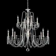  AR1012N-23O - Esmery 12 Light 120V Chandelier in Etruscan Gold with Clear Optic Crystal