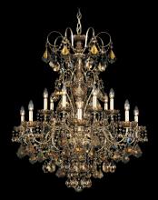  3658-23H - New Orleans 14 Light 120V Chandelier in Etruscan Gold with Clear Heritage Handcut Crystal