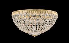  1564-76O - Petit Crystal 5 Light 120V Flush Mount in Heirloom Bronze with Clear Optic Crystal