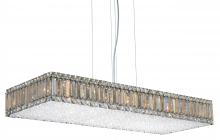  2274O - Quantum 23 Light 120V Pendant in Polished Stainless Steel with Clear Optic Crystal