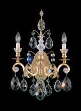  3761-23 - Renaissance 2 Light 120V Wall Sconce in Etruscan Gold with Clear Heritage Handcut Crystal