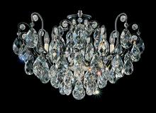  3785-76 - Renaissance 8 Light 120V Semi-Flush Mount in Heirloom Bronze with Clear Heritage Handcut Crystal