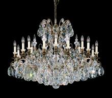  3792-48 - Renaissance 19 Light 120V Chandelier in Antique Silver with Clear Heritage Handcut Crystal
