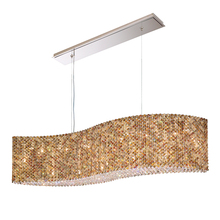  RE4821O - Refrax 21 Light 120V Linear Pendant in Polished Stainless Steel with Clear Optic Crystal