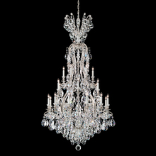  3783-51 - Renaissance 25 Light 120V Chandelier in Black with Clear Heritage Handcut Crystal