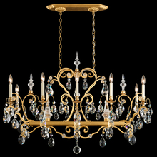  3795N-23H - Renaissance 12 Light 120V Chandelier in Etruscan Gold with Clear Heritage Handcut Crystal