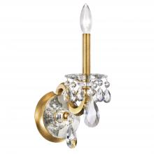  S8601N-22R - San Marco 1 Light 120V Chandelier in Heirloom Gold with Clear Radiance Crystal