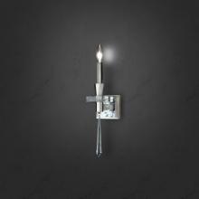  S9319-48OH - Amadeus 1 Light 120V Wall Sconce in Antique Silver with Optic Haze Quartz