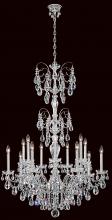  ST1952N-40H - Sonatina 14 Light 120V Chandelier in Polished Silver with Clear Heritage Handcut Crystal