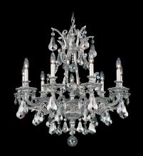  6949-23H - Sophia 9 Light 120V Chandelier in Etruscan Gold with Clear Heritage Handcut Crystal