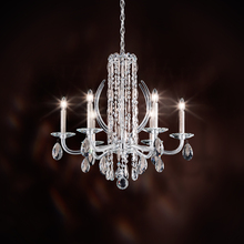  RS8306N-401H - Siena 6 Light 120V Chandelier in Polished Stainless Steel with Clear Heritage Handcut Crystal
