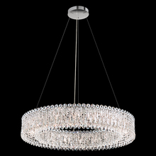 RS8349N-51H - Sarella 18 Light 120V Pendant in Black with Clear Heritage Handcut Crystal