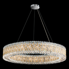  RS8350N-51H - Sarella 27 Light 120V Pendant in Black with Clear Heritage Handcut Crystal