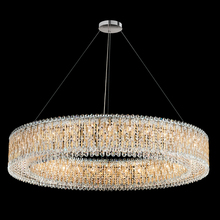  RS8351N-51H - Sarella 32 Light 120V Pendant in Black with Clear Heritage Handcut Crystal