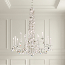  RS84151N-06H - Siena 17 Light 120V Chandelier (No Spikes) in White with Clear Heritage Handcut Crystal