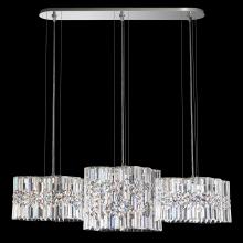  SPU140N-SS1O - Selene 39in LED 3000K 120V Pendant in Stainless Steel with Clear Optic Crystal