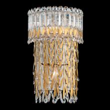  LR1002N-48H - Triandra 3 Light 110V Wall Sconce in Antique Silver with Clear Heritage Crystal