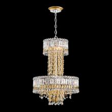  LR1010N-22H - Triandra 7 Light 110V Pendant in Heirloom Gold with Clear Heritage Crystals