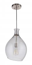  P951BNK1 - Zuni 1 Light Pendant in Brushed Polished Nickel