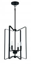  56134-FB - Shayna 4 Light Foyer in Flat Black