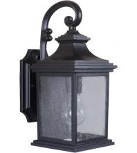  Z3204-MN - Gentry 1 Light Small Outdoor Wall Lantern in Midnight