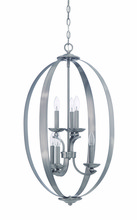  37036-AN - Ensley 6 Light Foyer in Antique Nickel