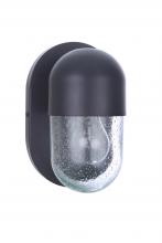  55001-FB - Pill 1 Light Wall Sconce in Flat Black