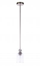  56491-BNK - Romero 1 Light Mini Pendant in Brushed Polished Nickel