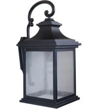  Z3224-MN - Gentry 1 Light Large Outdoor Wall Lantern in Midnight
