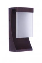  ZA5804-ABZ-LED - Vault 1 Light 12" LED Outdoor Wall Lantern  in Aged Bronze Brushed