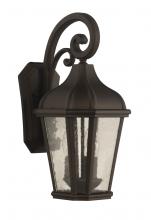  ZA3024-DC - Briarwick 3 Light Large Outdoor Wall Lantern in Dark Coffee