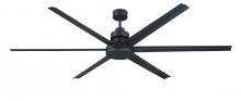  MND72FB6 - 72" Mondo Indoor/Outdoor (Damp) in Flat Black w/ Flat Black Blades